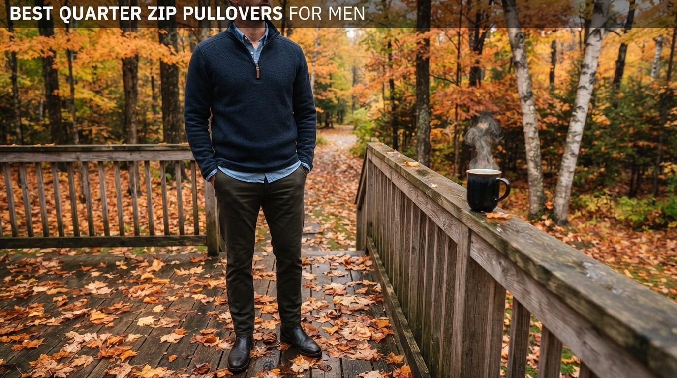 best quarter zip pullovers for men