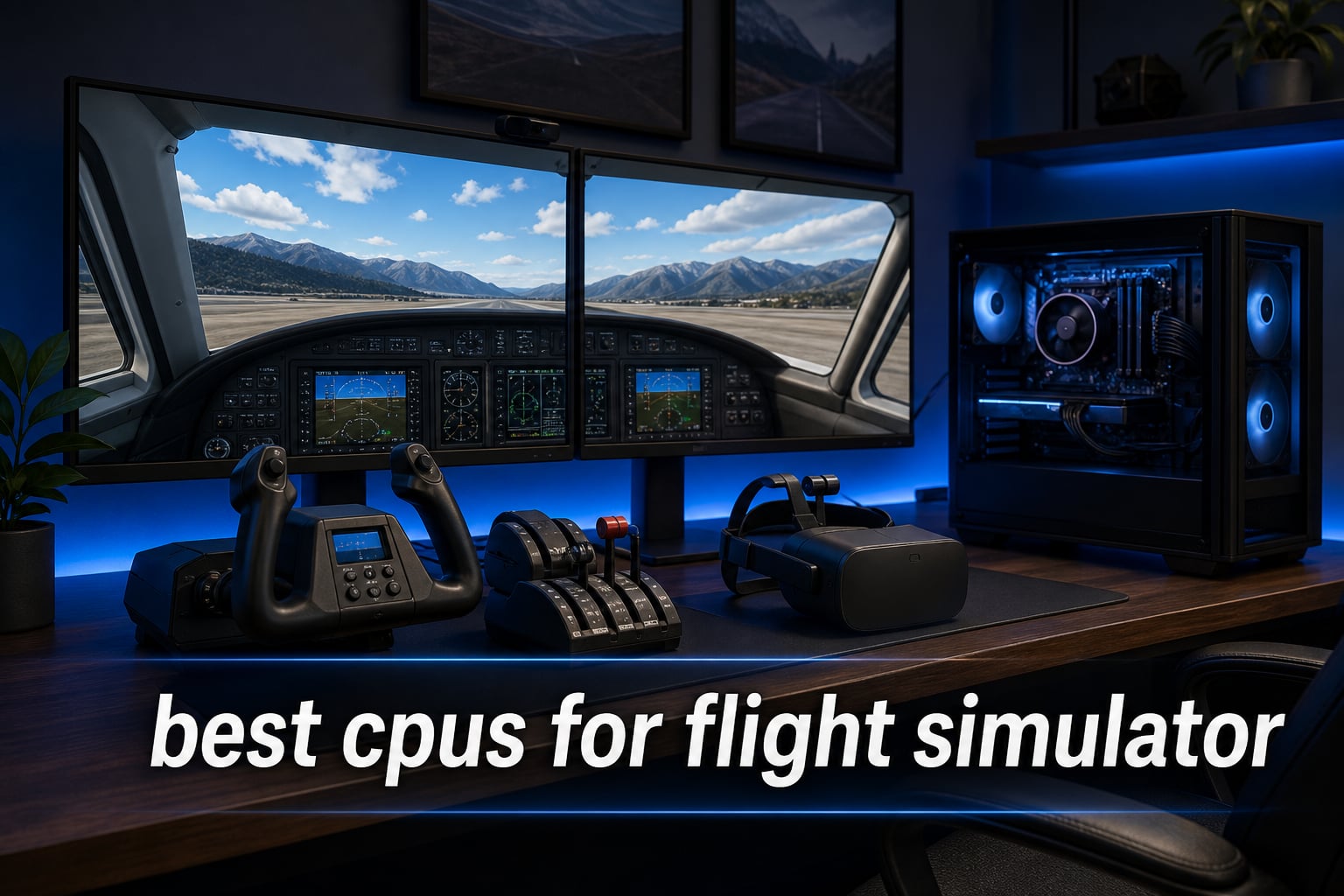 best cpus for flight simulator