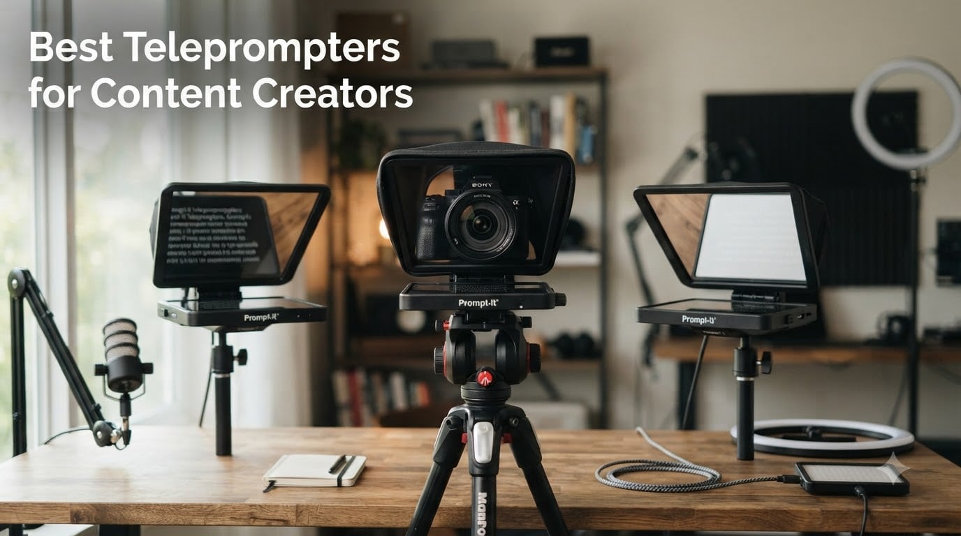 Best Teleprompters for Content Creators