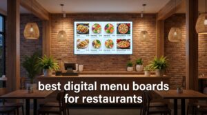 best digital menu boards for restaurants