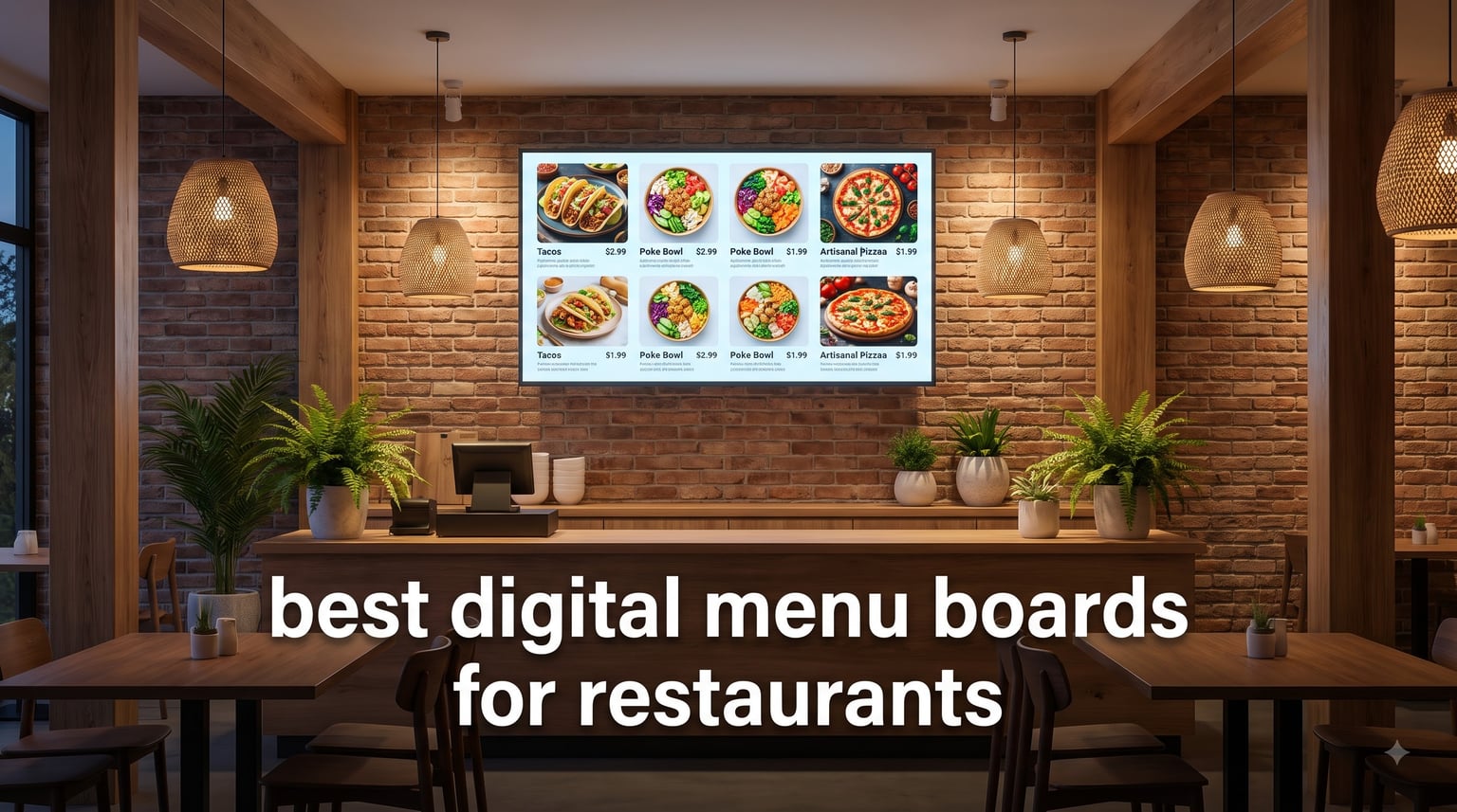 best digital menu boards for restaurants