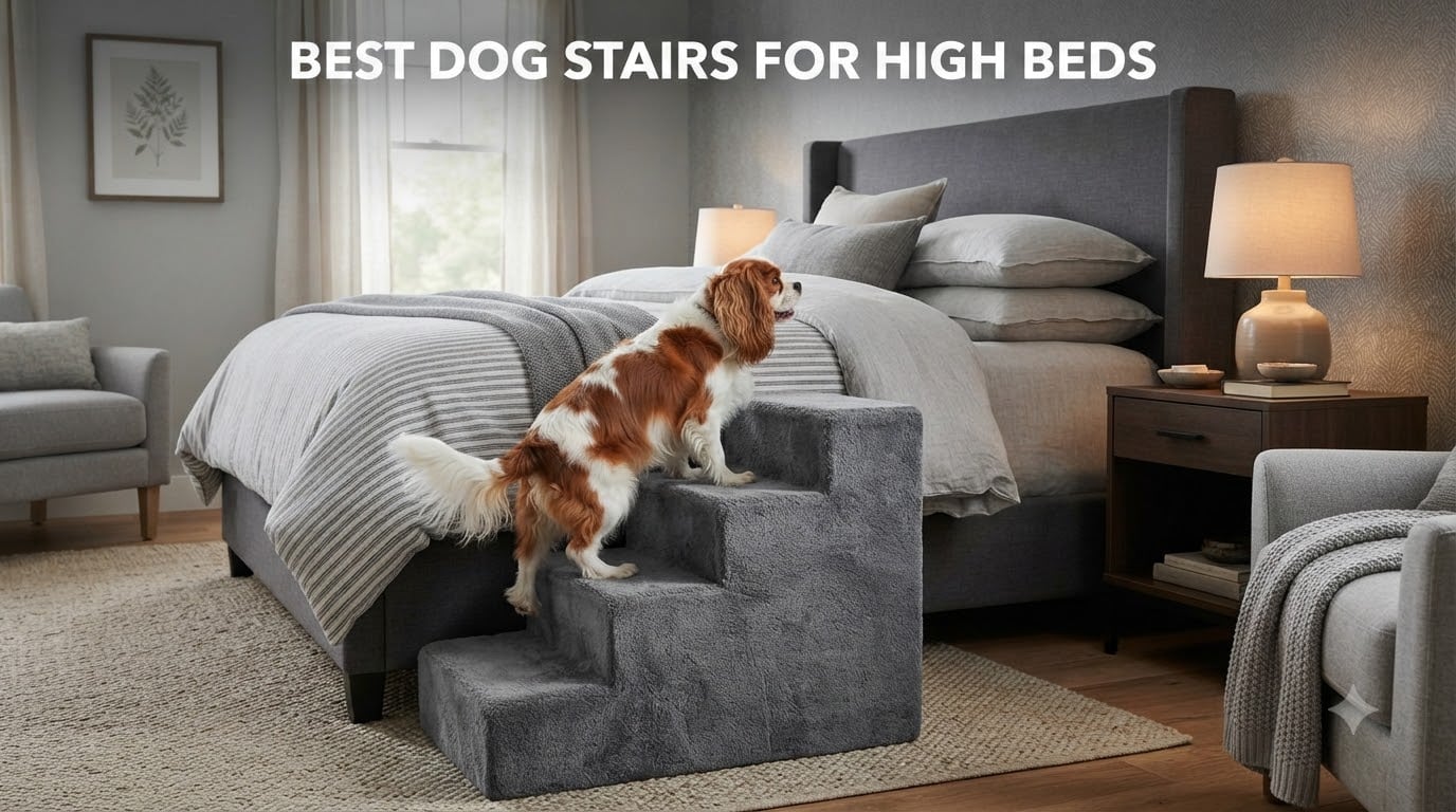 best dog stairs for high beds