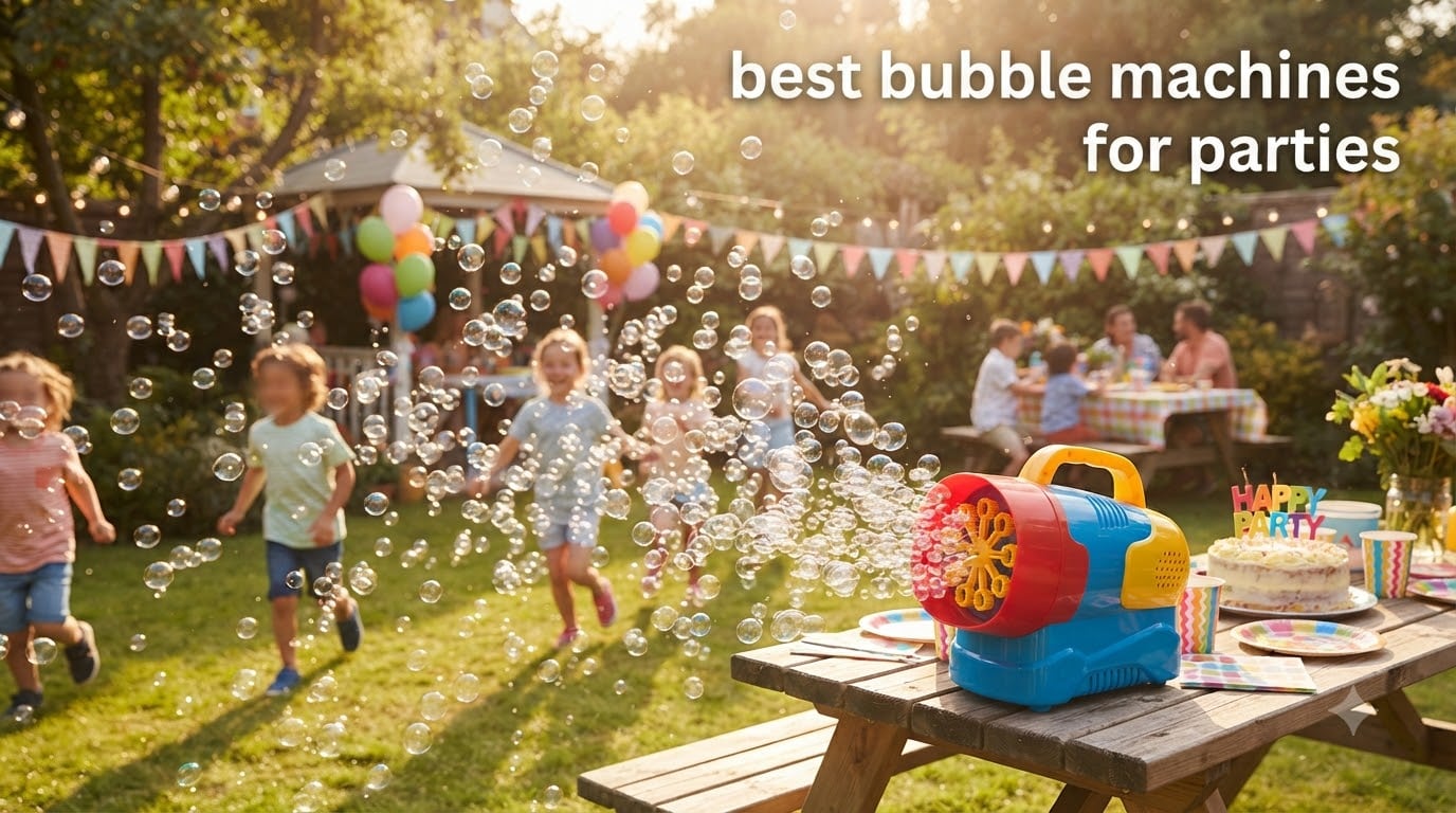 best bubble machines for parties