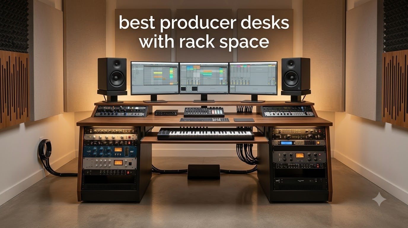 best producer desks with rack space