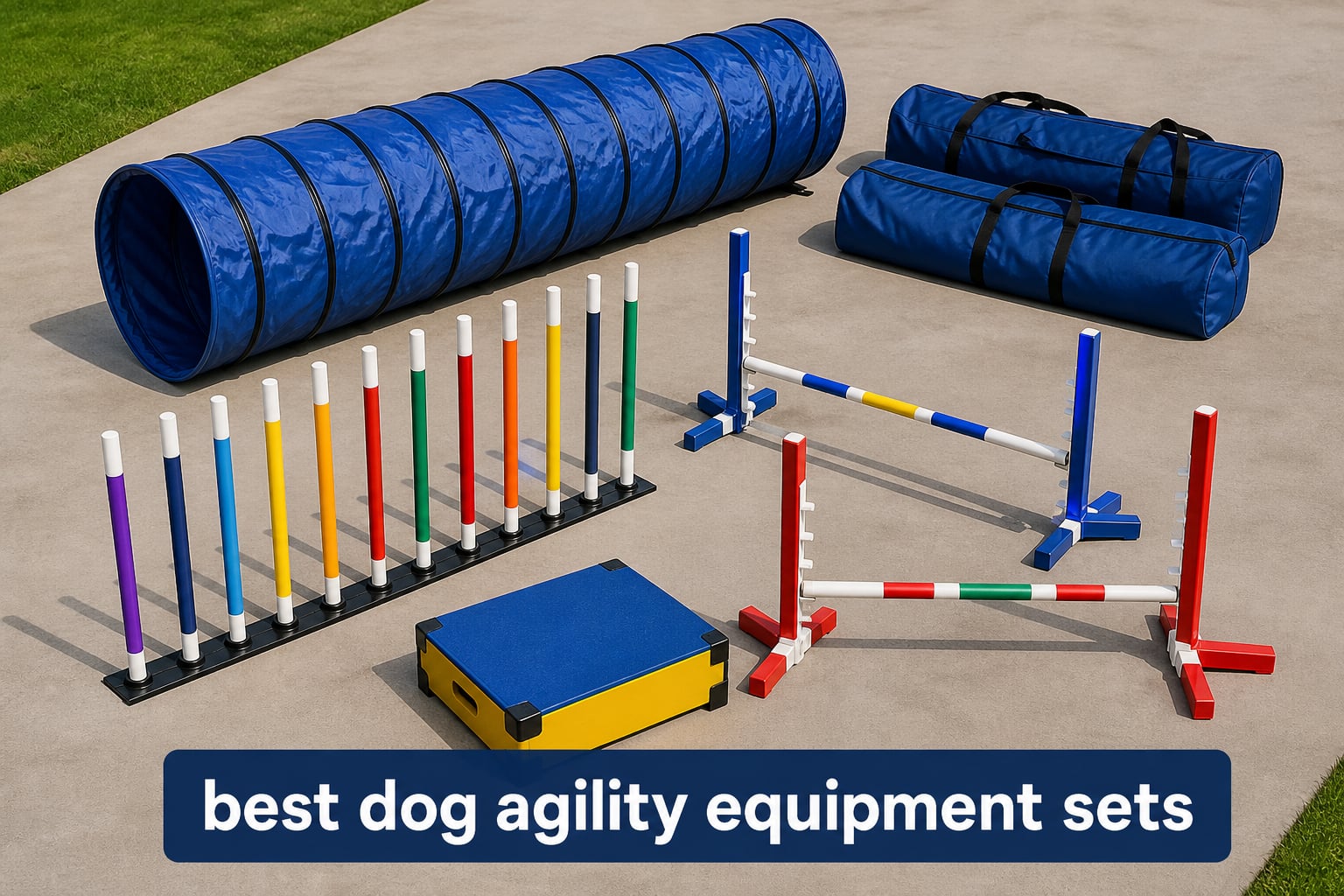 best dog agility equipment sets