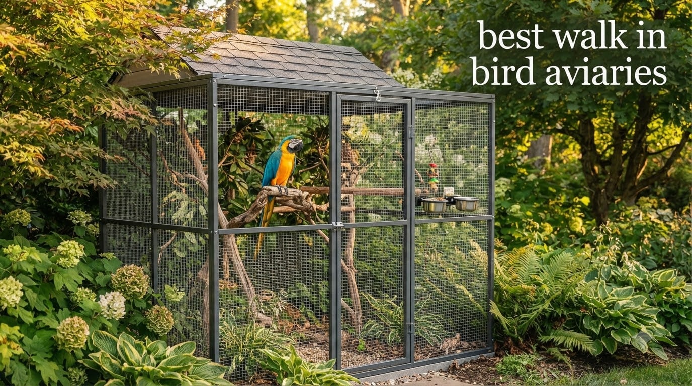 best walk in bird aviaries