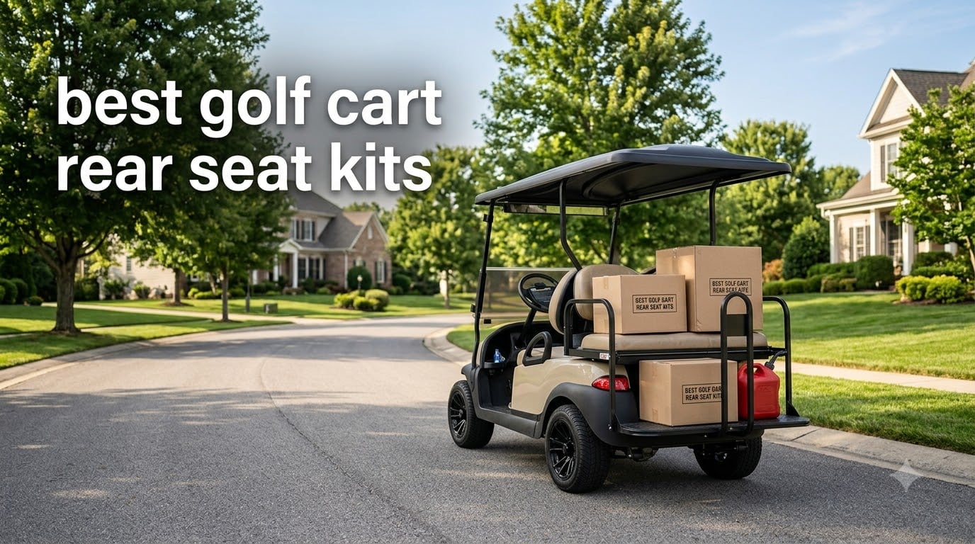 best golf cart rear seat kits