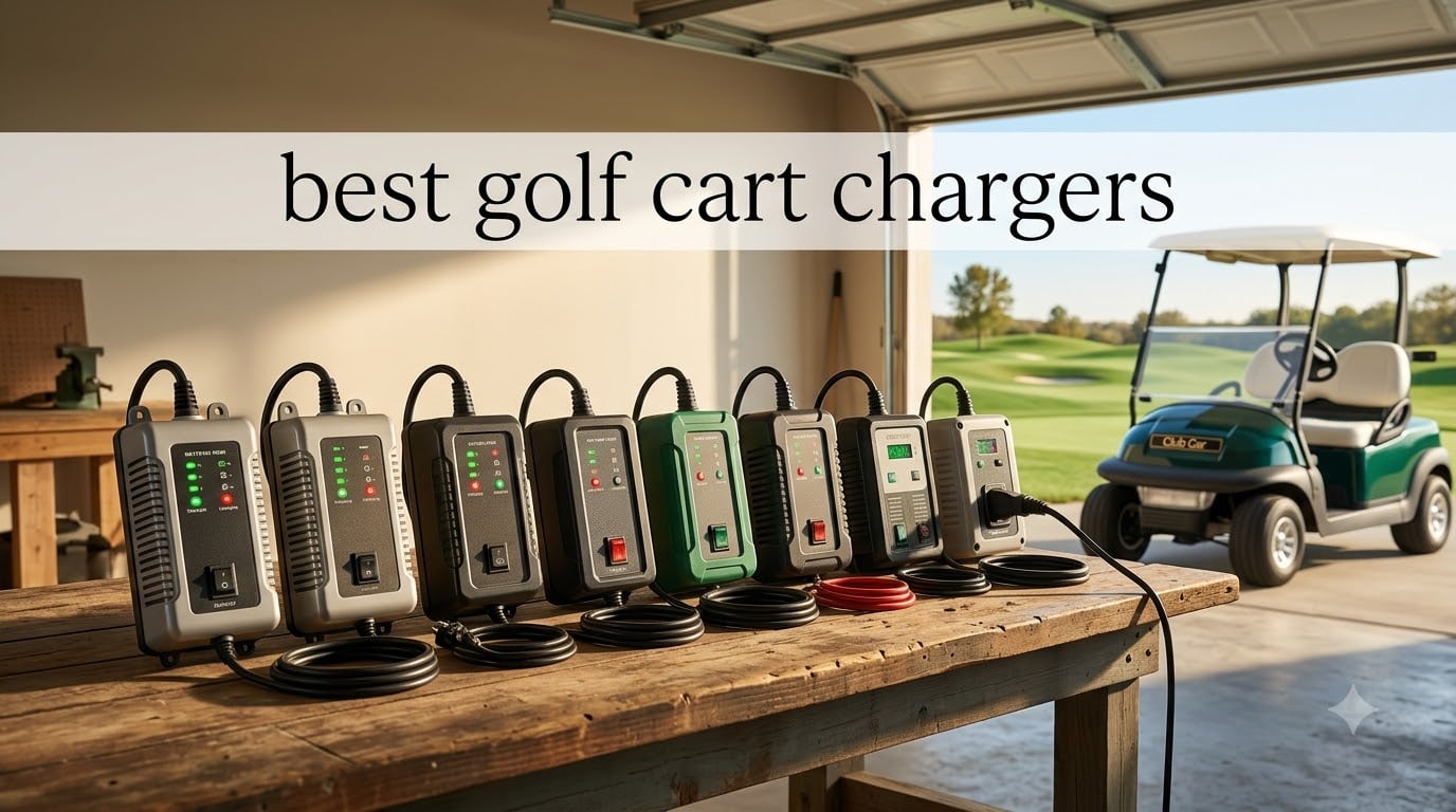 best golf cart chargers