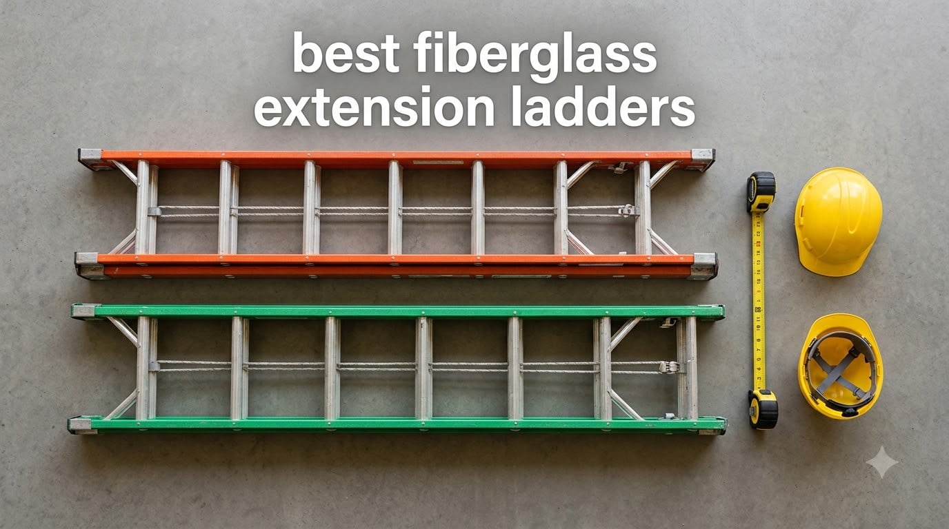 best fiberglass extension ladders