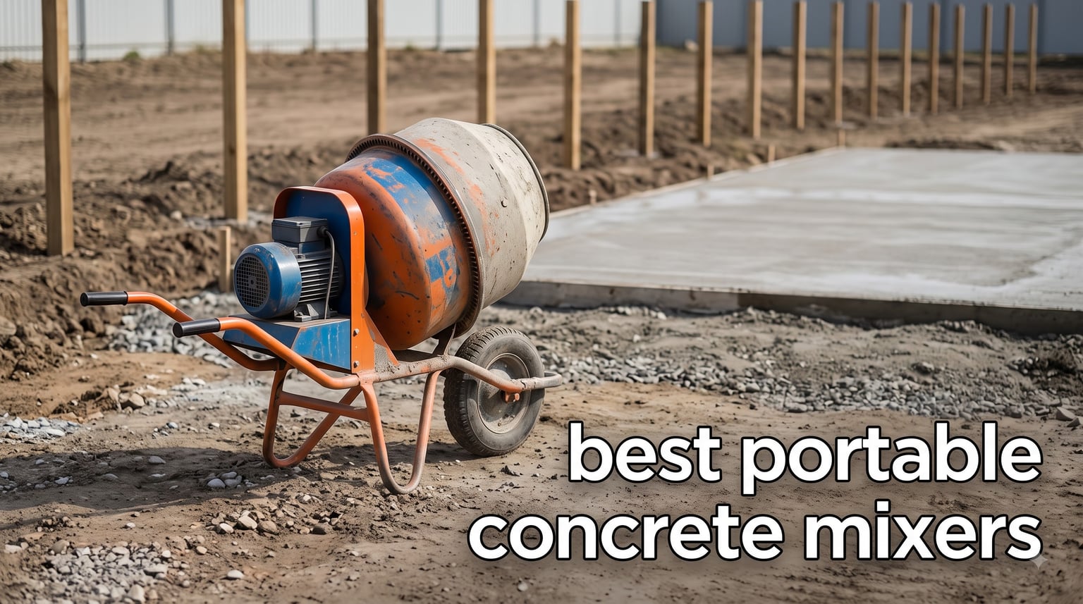 best portable concrete mixers