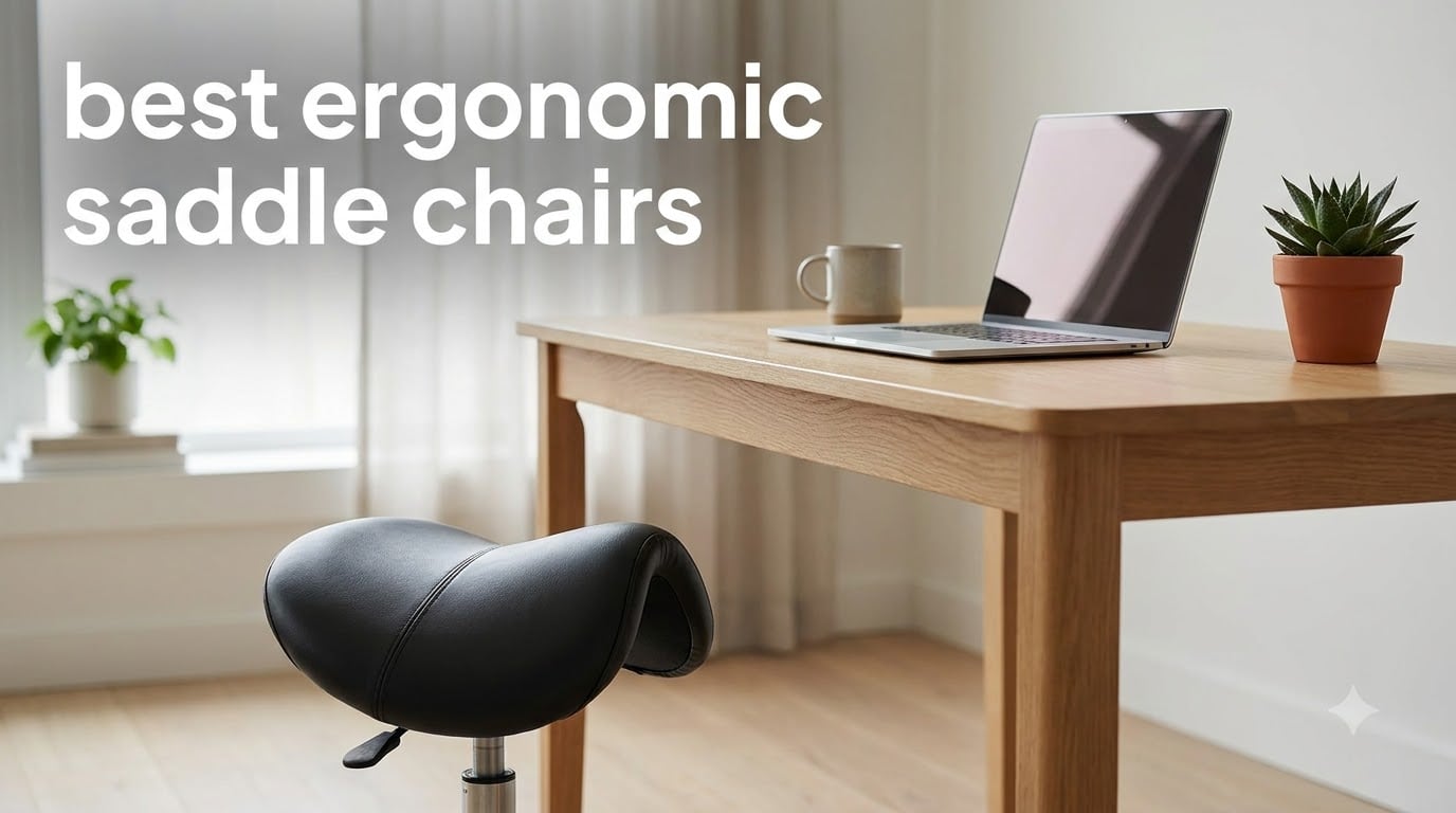 best ergonomic saddle chairs