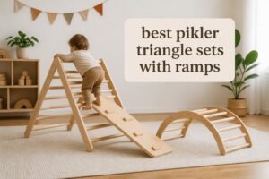 best pikler triangle sets with ramps