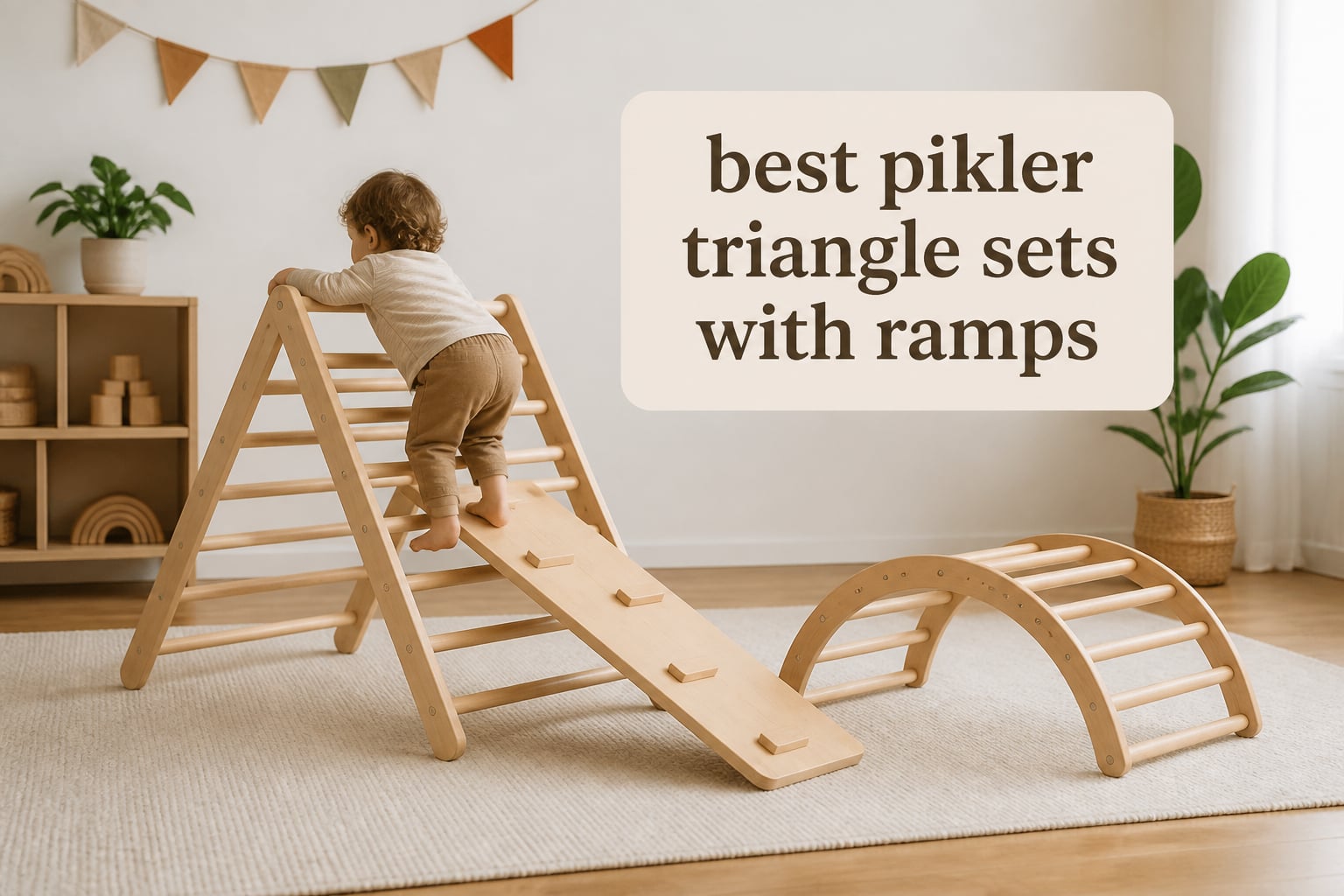 best pikler triangle sets with ramps