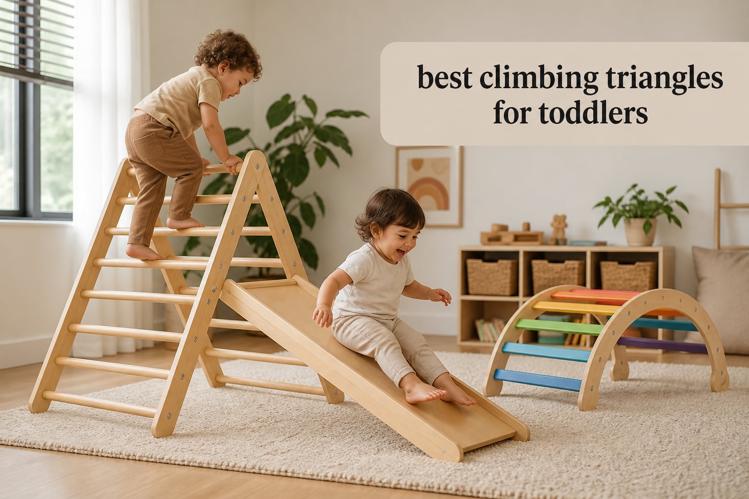 best climbing triangles for toddlers