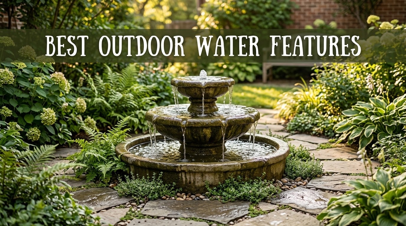 best outdoor water features