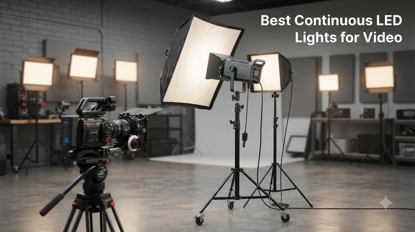 Best Continuous LED Lights for Video