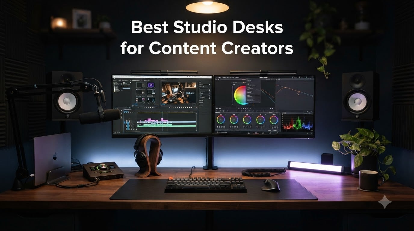 Best Studio Desks for Content Creators