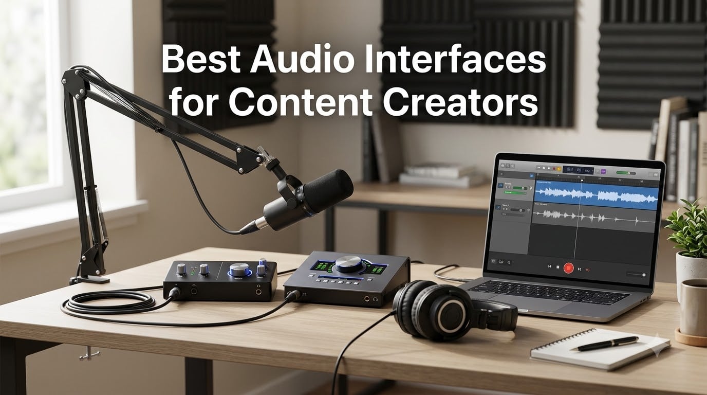 Best Audio Interfaces for Content Creators