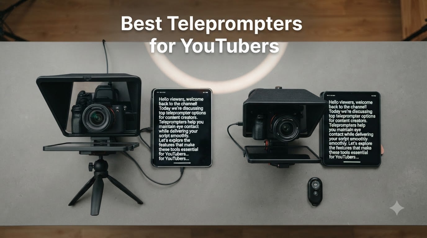 Best Teleprompters for YouTubers