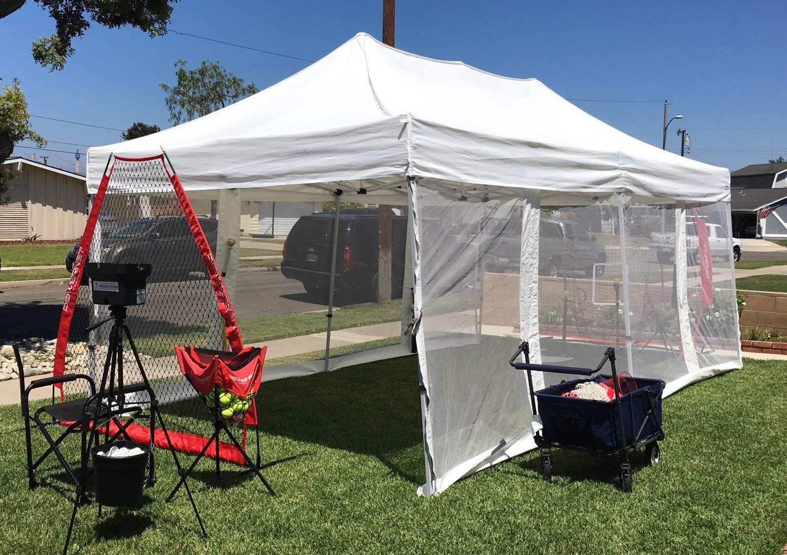 Personal Pitcher® Pro Pitching Machine w/48 Small Golf Ball Size Balls customer photo 2
