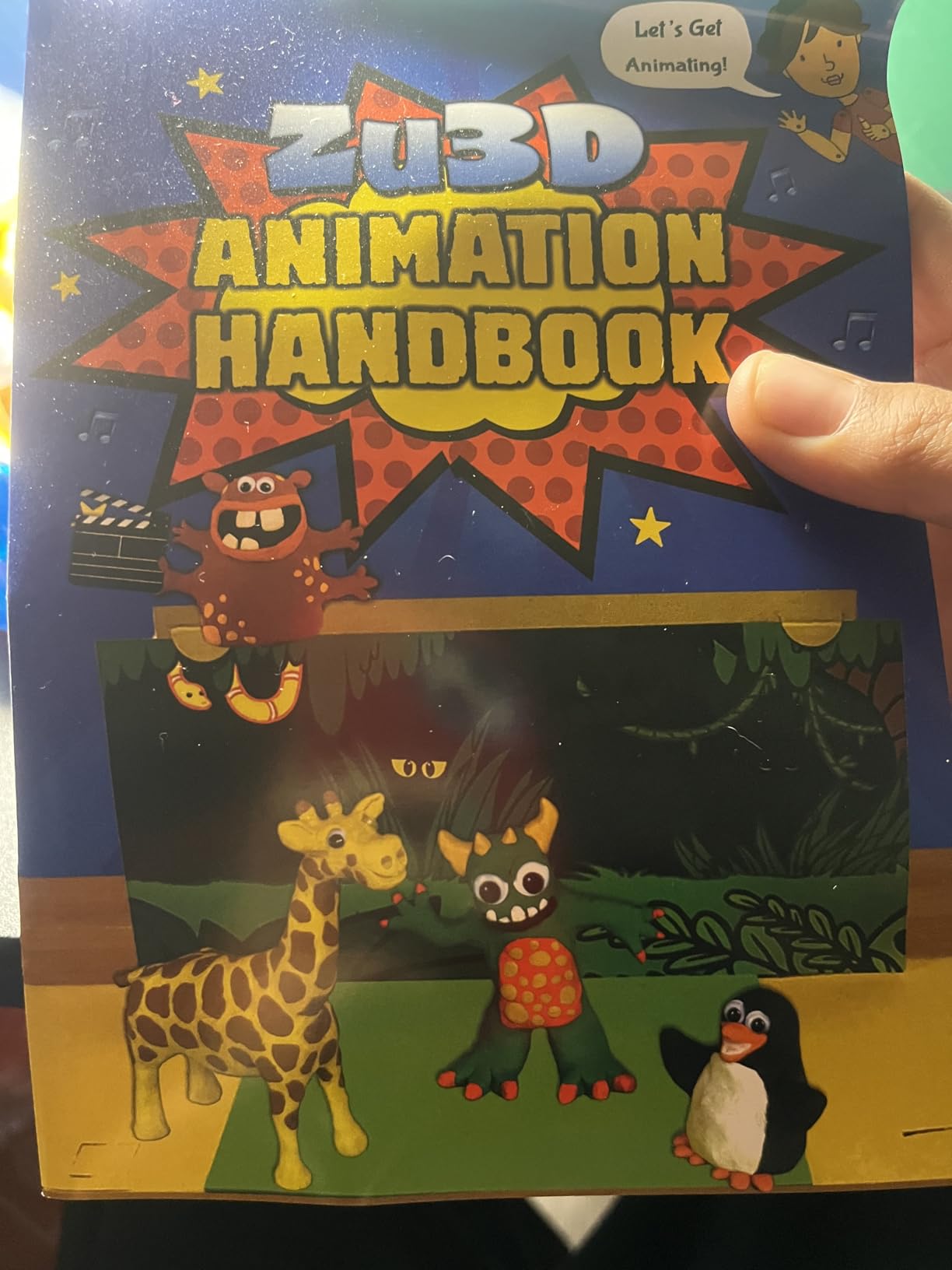 Zu3D Stop Motion Animation Kit for Kids with USB Camera, Green Screen, Modeling Clay, Handbook and Two Software Licenses for Windows, Mac and iPad customer photo 2