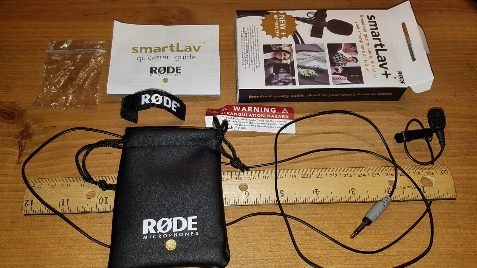 Rode SmartLav+ Lavalier Microphone for Smartphones,Black customer photo 1