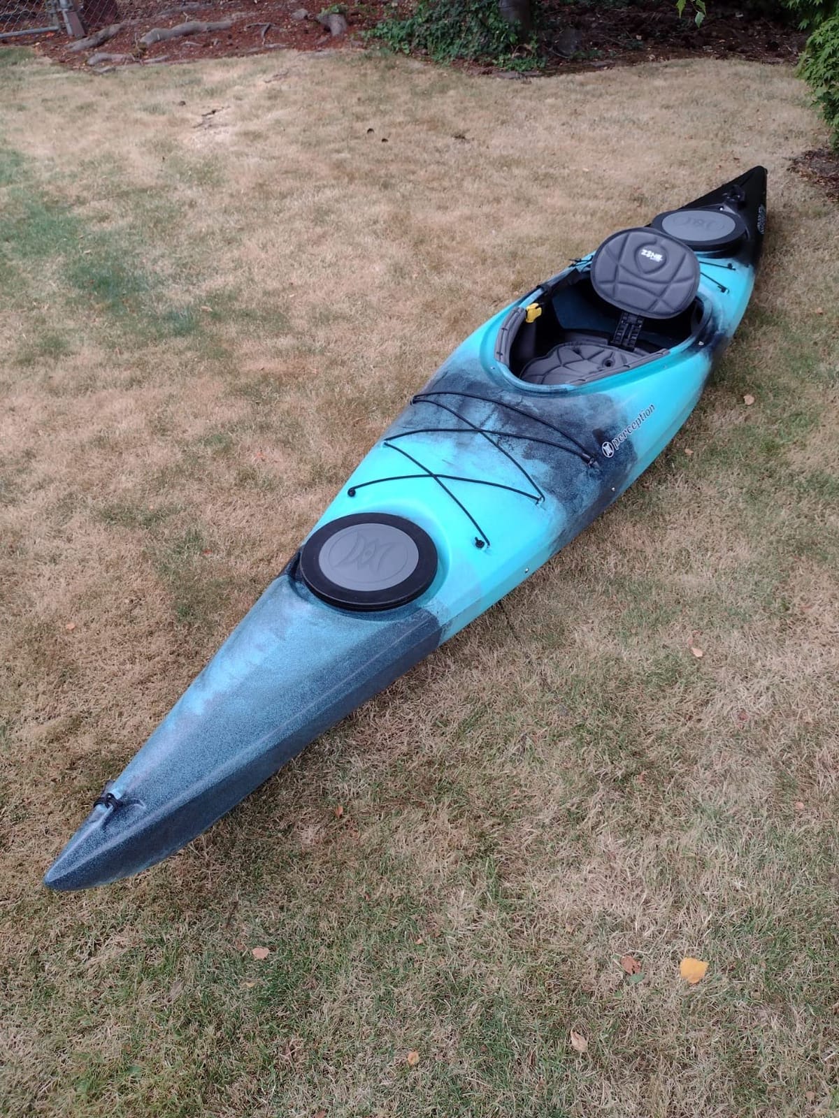 Perception Kayaks Conduit 13 | Sit Inside Kayak | Recreational Kayak with Front and Rear Storage | 13' | customer photo 1