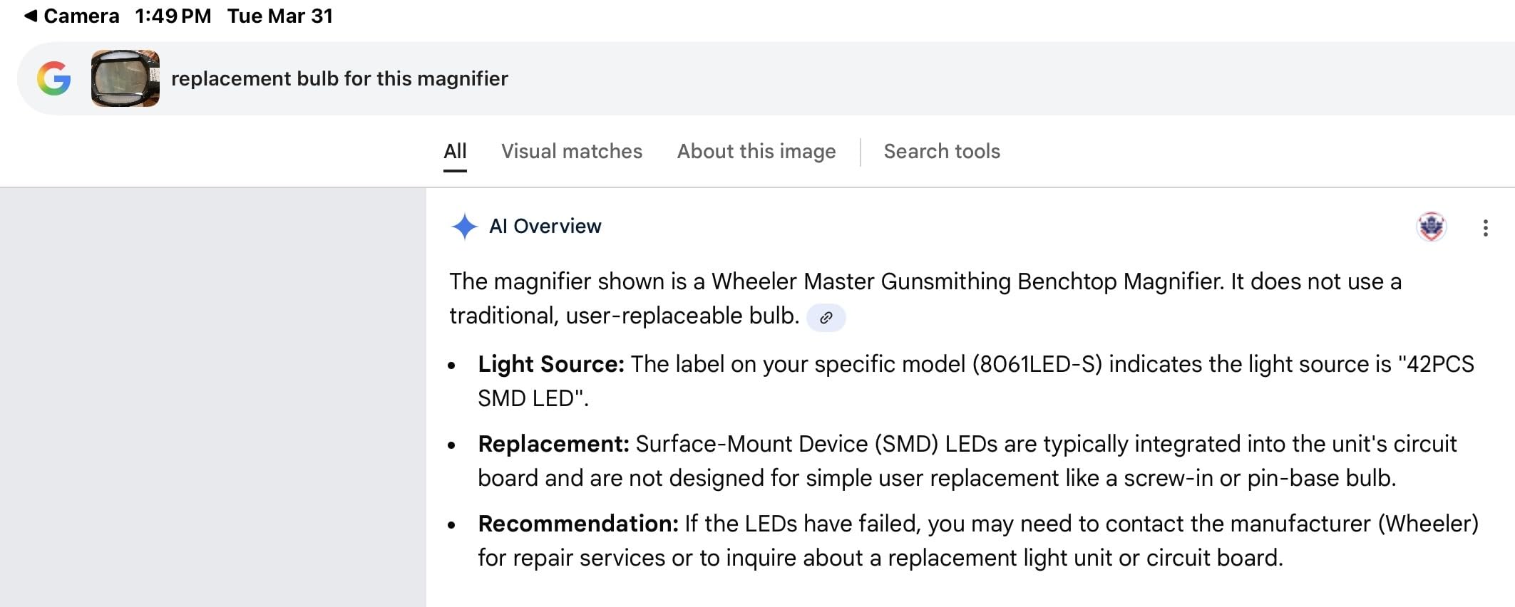 Brightech LightView Pro Magnifying Floor Lamp - Hands Free Magnifier with Bright LED Light for Reading - Work light With Flexible Gooseneck - Standing Mag Lamp customer photo 1