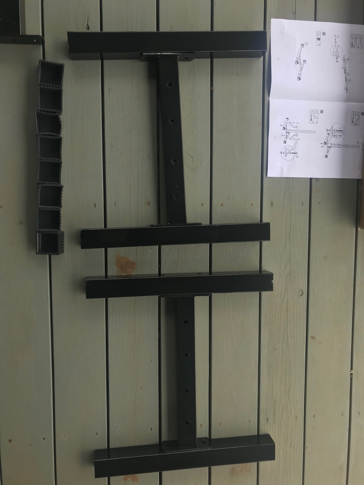 Yaheetech Adjustable Squat Rack Pair, Barbell Bench Press Stands, Home Gym customer photo 1