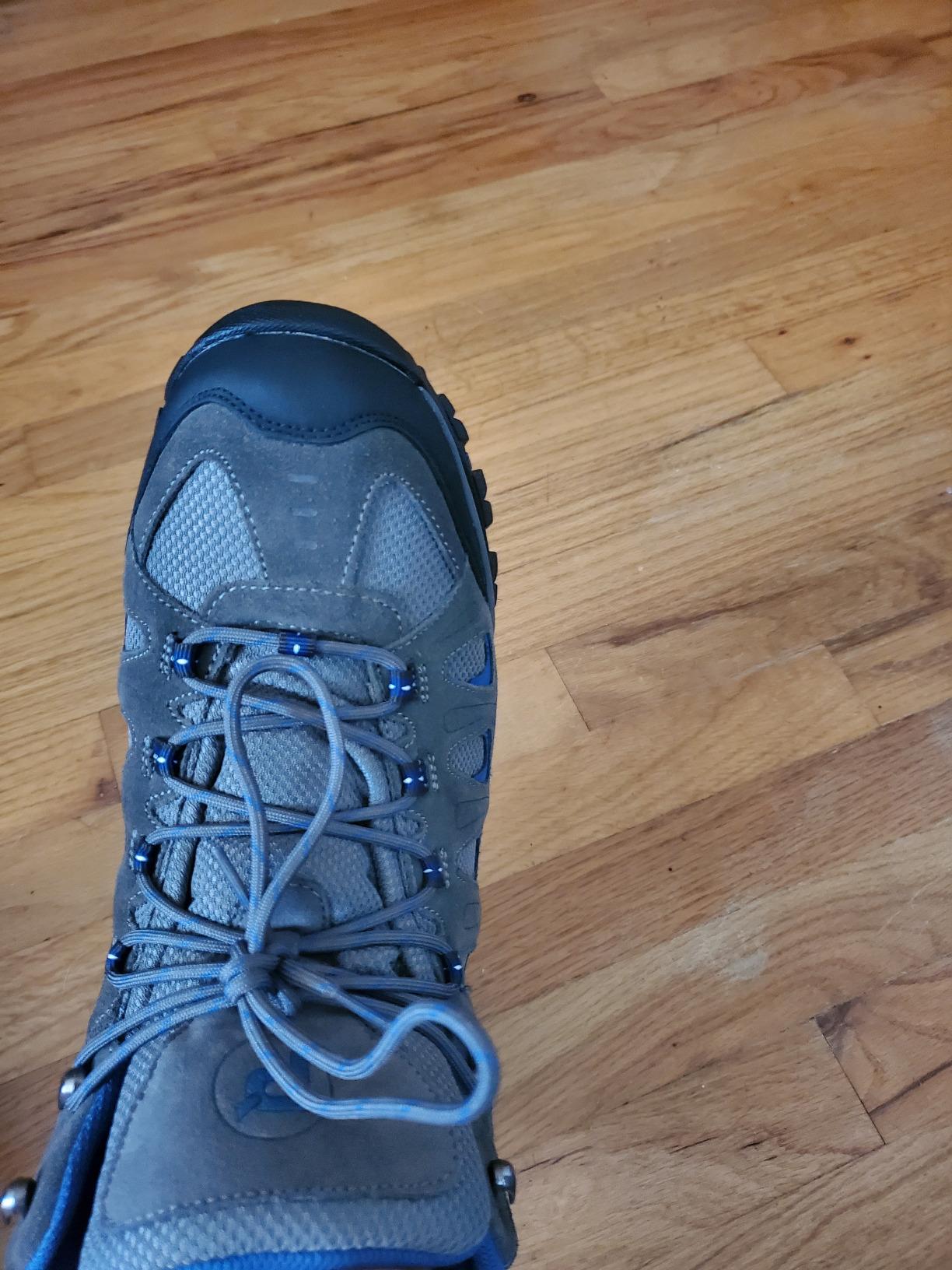 Propet Mens Ridge Walker Cap Toe Hiking Casual Boots Ankle - Black, Grey customer photo 1