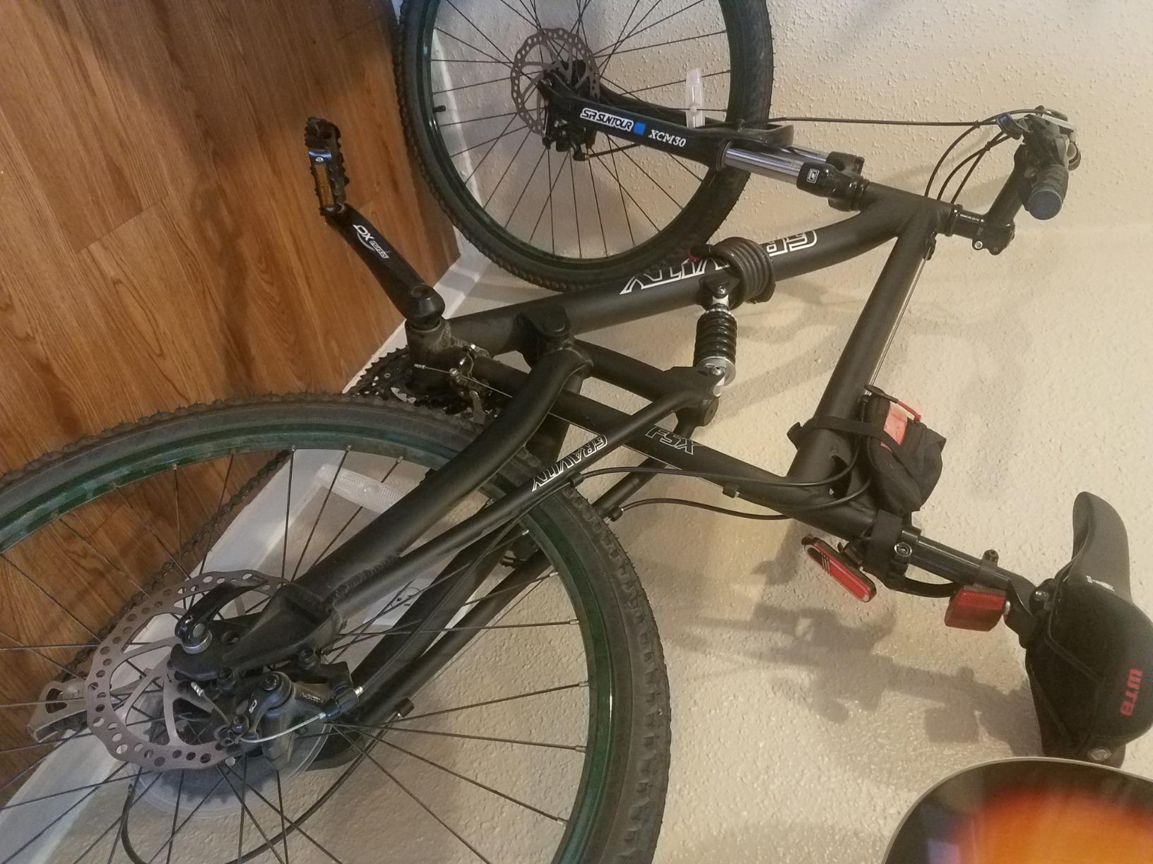 Gravity FSX 2.0 Dual Full Suspension Mountain Bike Disc Brakes Acera Suntour customer photo 1
