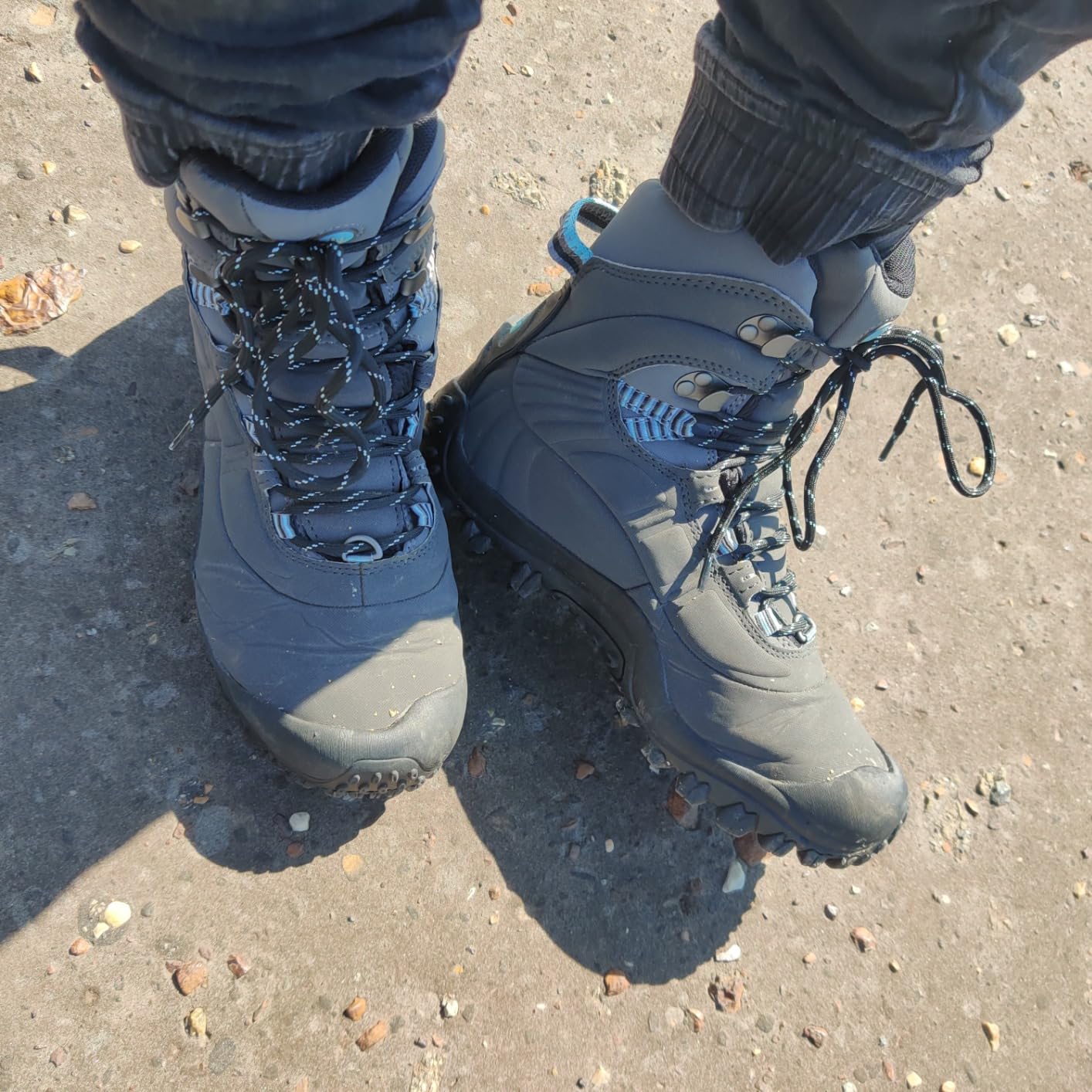 Women's Hiking Boots Lightweight Waterproof Hunting Boots, Ankle Support customer photo 2