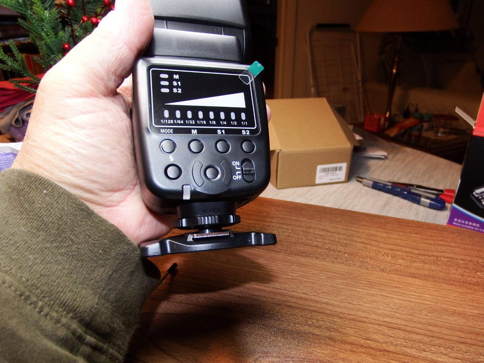 PHOTOOLEX Camera Flash for Canon Nikon Sony Panasonic Olympus Fujifilm Pentax Sigma Minolta Leica and Other SLR Digital and Digital Cameras with Single Contact Hot Shoe customer photo 2