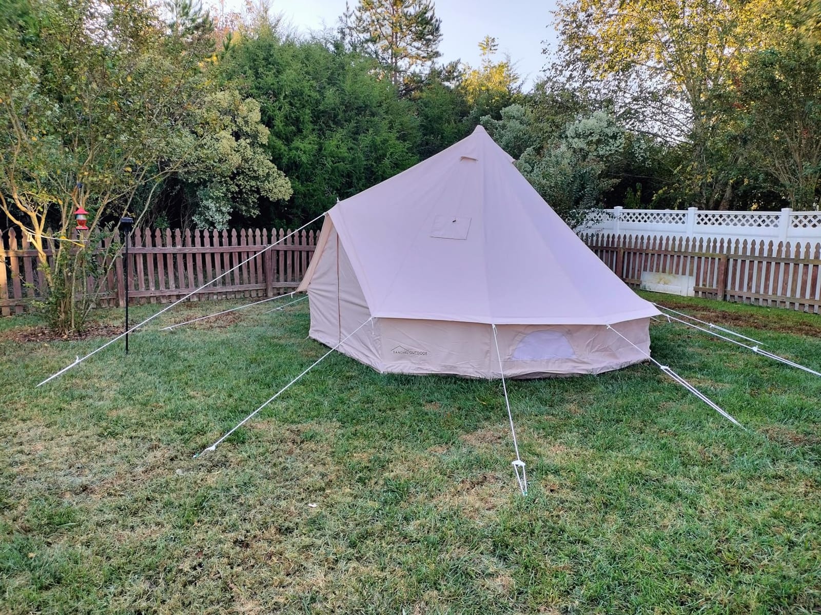 DANCHEL OUTDOOR B5PRO Canvas Bell Tent with Stove Jack 13ft/16.4ft/20ft customer photo 1