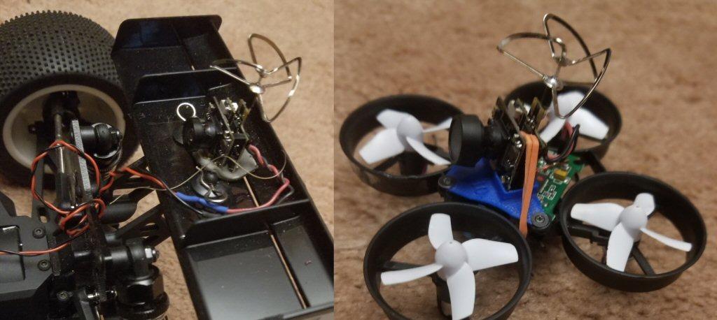 WT03 Micro FPV AIO 600TVL Camera 5.8G 25/50/200mW Adjustable Transmitter with Cloverleaf Antenna for Mini Aircraft customer photo 2