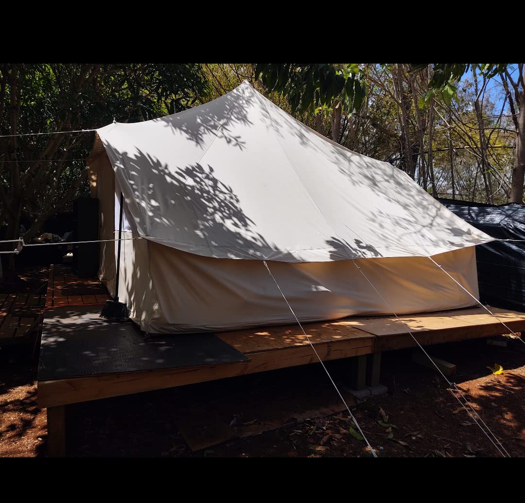 Dream House Large Spacious Outdoor Waterproof Cotton Canvas 4 Season Camping Tent for 10 Persons customer photo 2
