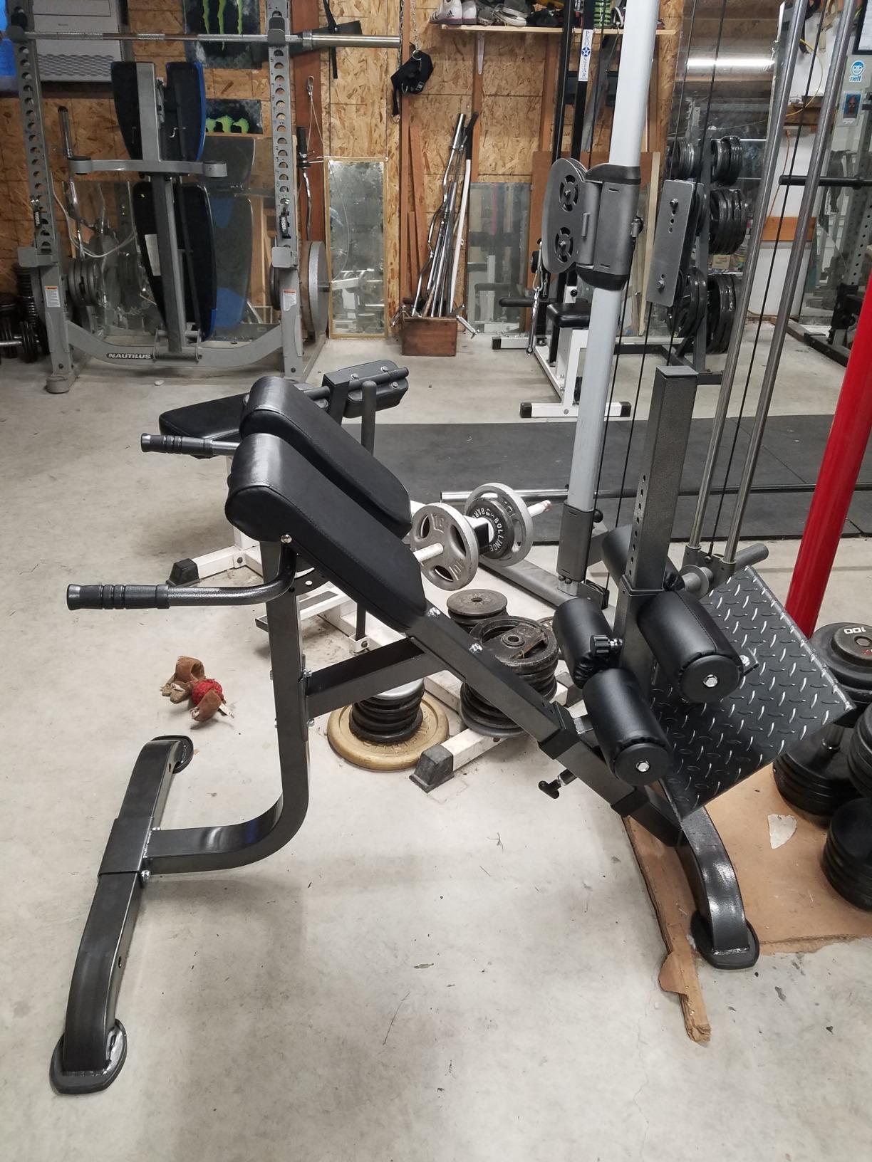 Titan Fitness Adjustable Dual Hyperextension, Crunch, GHD Specialty Machine, 450 LB Capacity, Lower Back, Core, Glutes, and Abs customer photo 1
