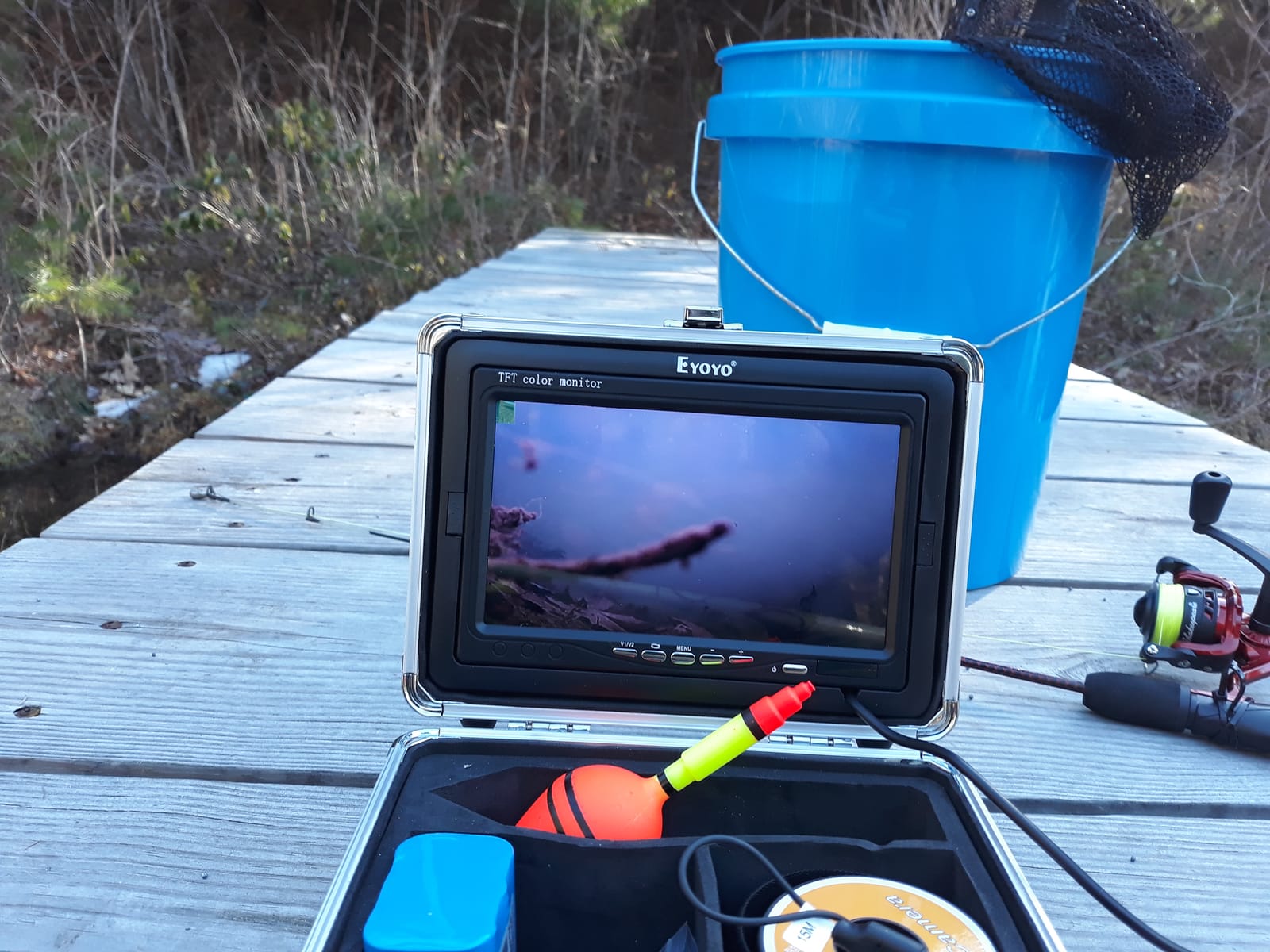 Eyoyo Underwater Fishing Camera 7 inch LCD Monitor Fish Finder 1000TVL customer photo 2