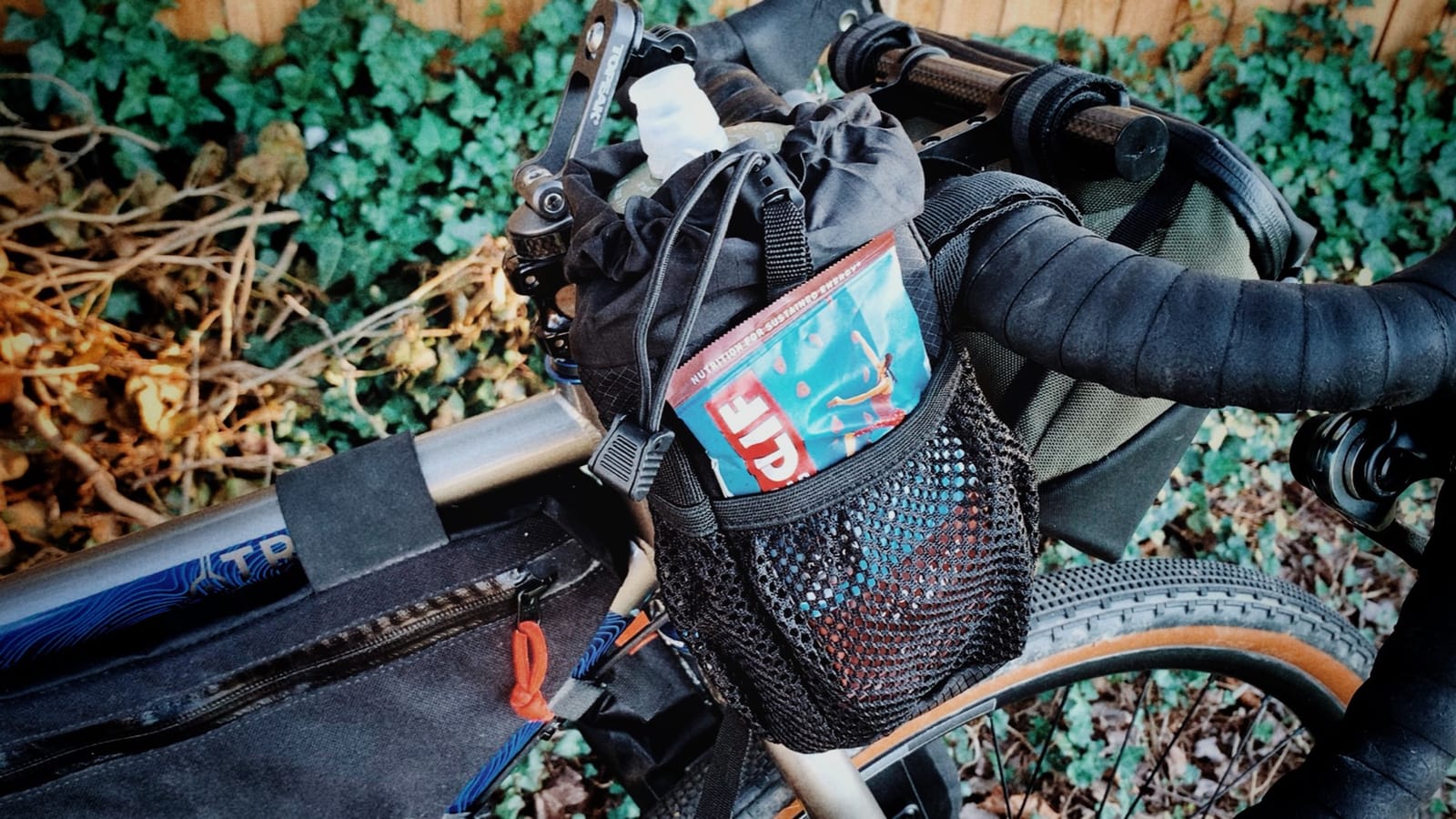 Bike Stem Bag | Bikepacking Food Snack Water Bottle Storage | Bicycle Touring Commuting Insulated Pouch customer photo 2