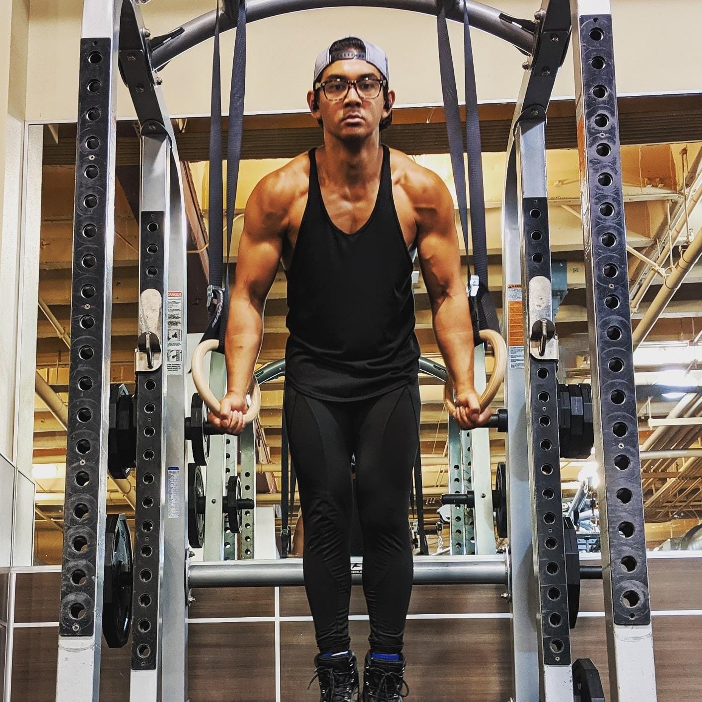 REP Fitness Wood Gymnastic Rings with Numbered Heavy Duty Adjustable Straps - Perfect for Cross-Training Workouts, Gymnastics and Conditioning customer photo 2
