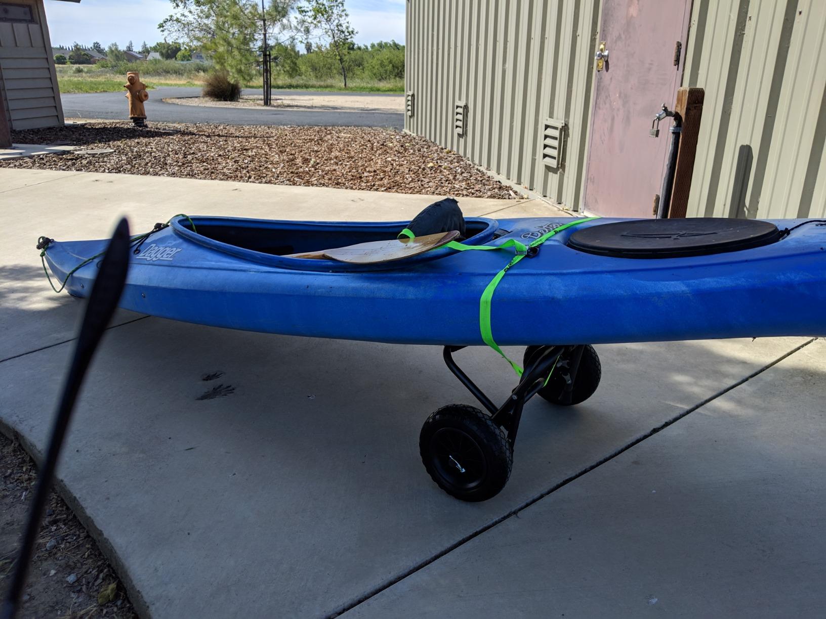 Perception Kayaks Large Kayak Cart with Foam Wheels - for use on Sand/Pavement, Black customer photo 1