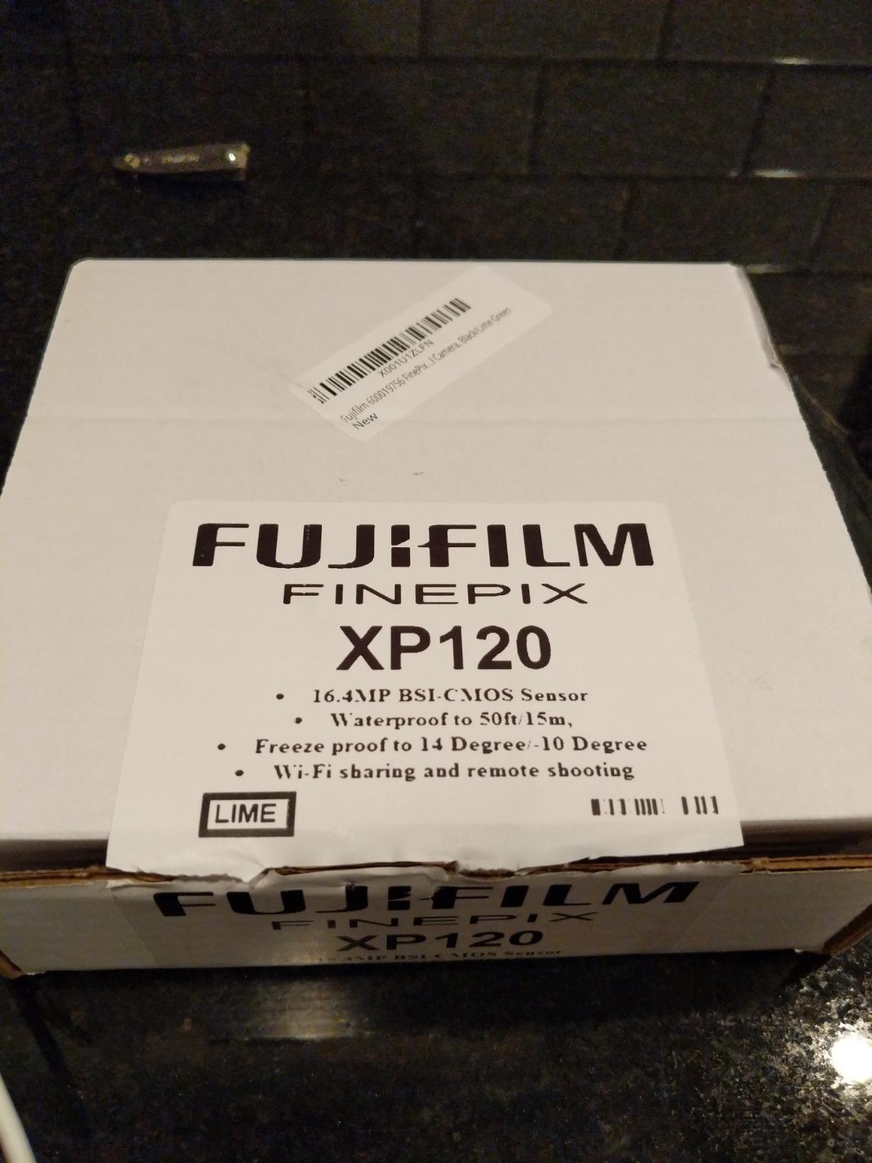 Fujifilm 600019756 FinePix XP120 Shock & Waterproof Wi-Fi Digital Camera, Black/Lime Green customer photo 1