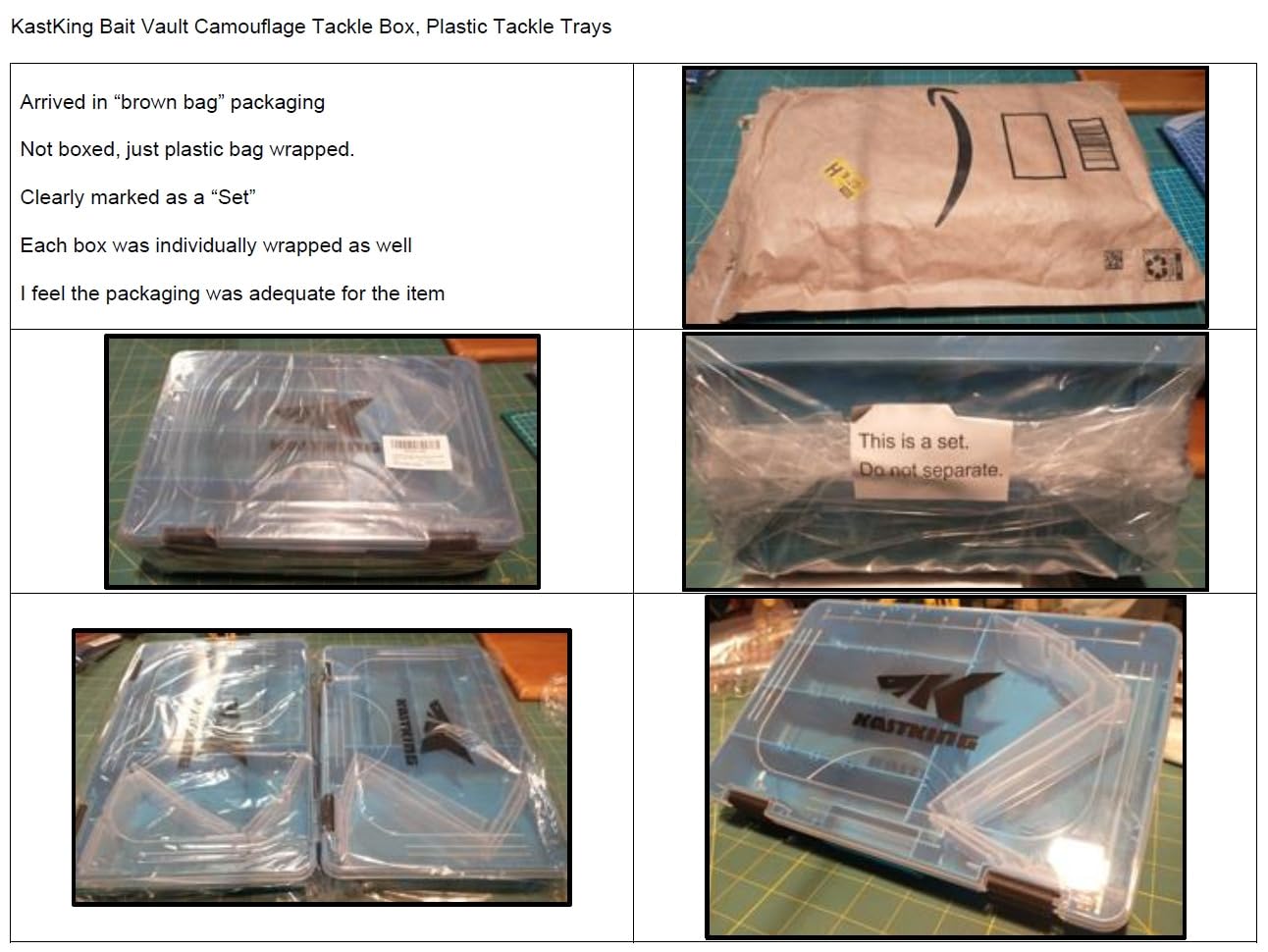 KastKing Utility Tackle Boxes, 3600 and 3700 Fishing Tackle Trays customer photo 2