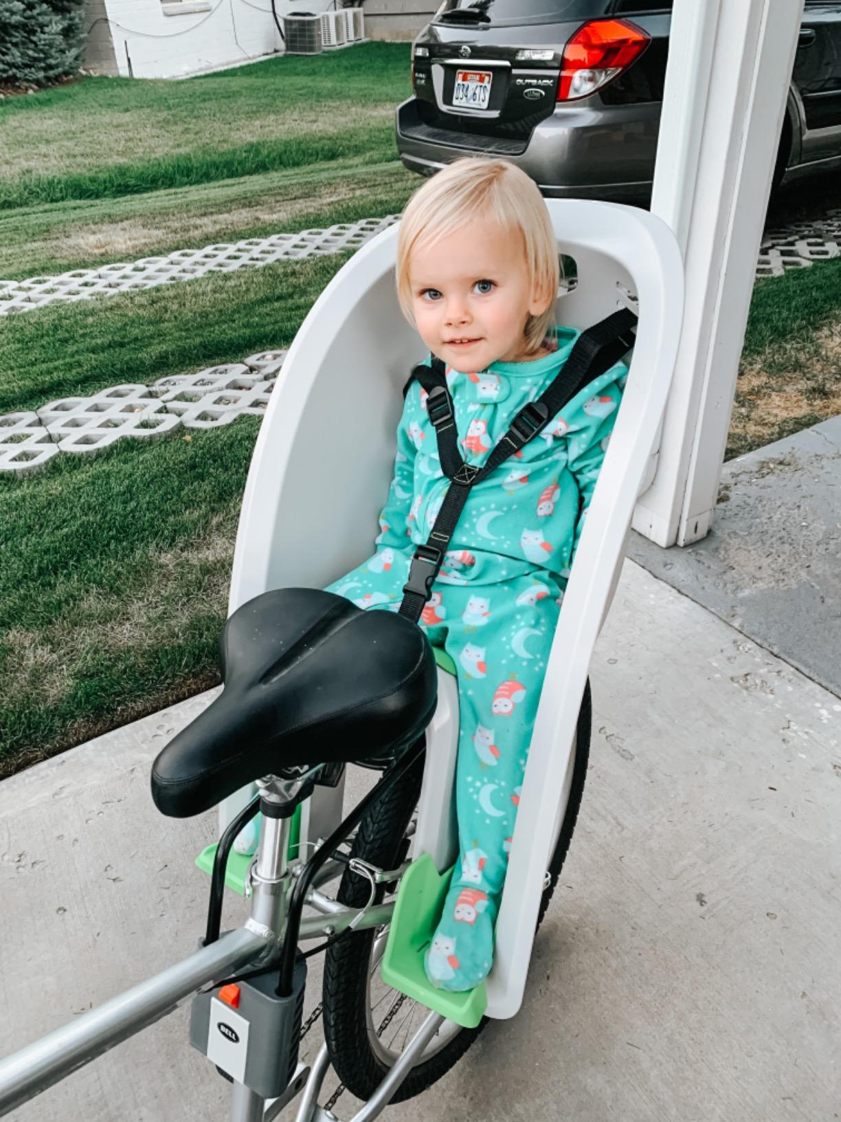 BELL Shell Rear Child Carrier in Gray, Gray Shell Rear Carrier customer photo 2