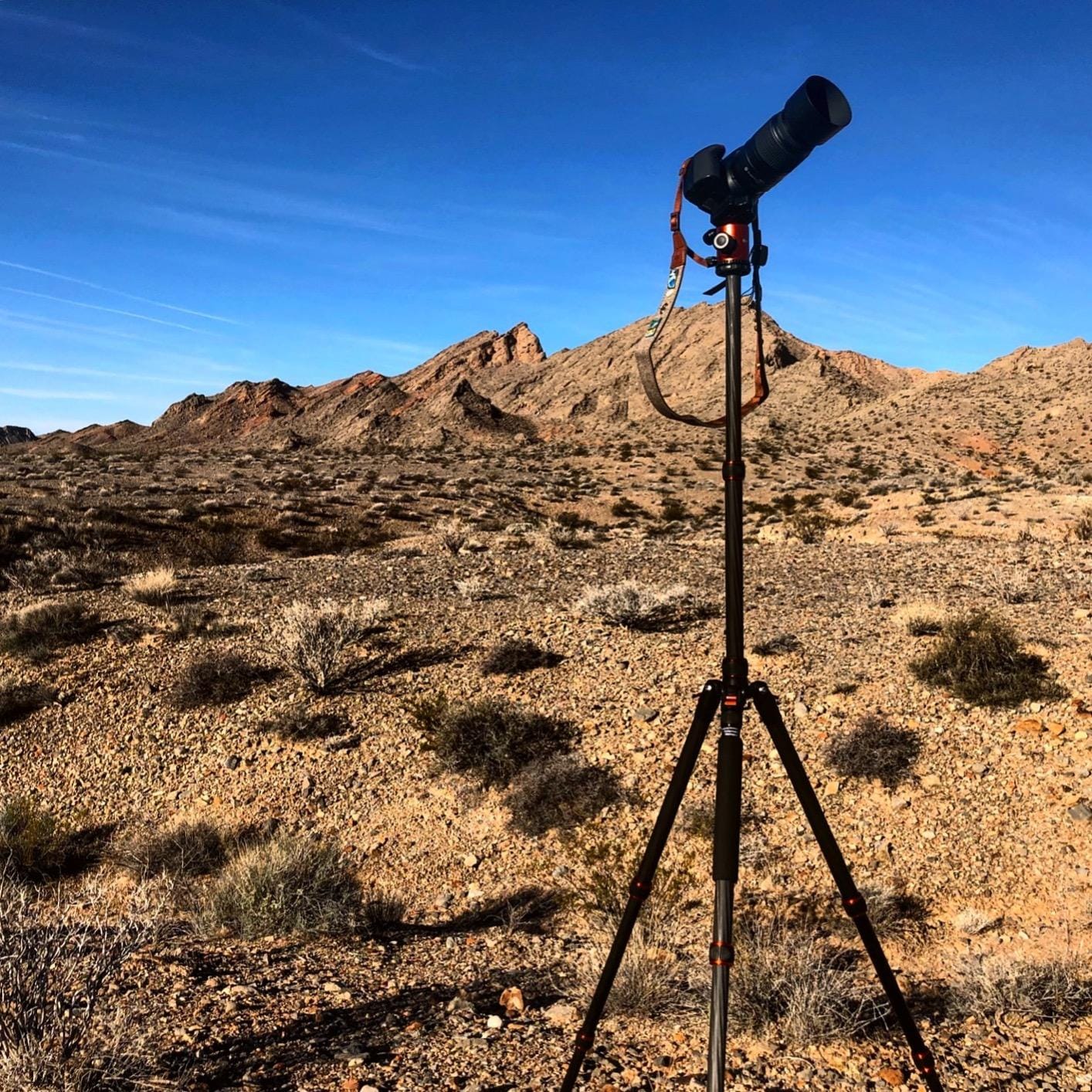 GEEKOTO Carbon Fiber Camera Tripod with 1/4