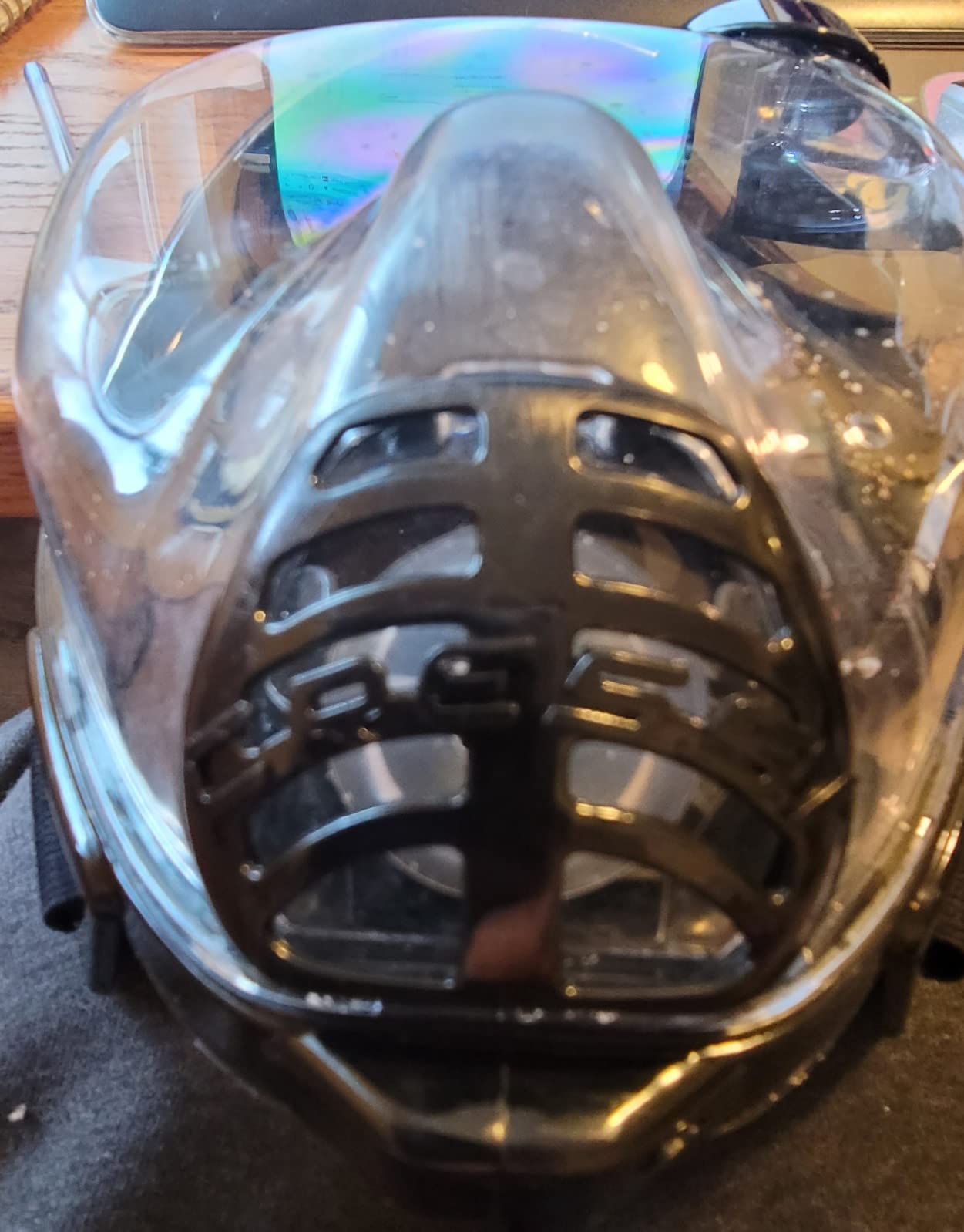 Cressi Adult Snorkeling Full Face Mask - Wide Clear View, Anti-Fog System - Easy Breathing: Safety First - New 2019 - Duke Dry: Designed in Italy: Quality Since 1946 customer photo 1
