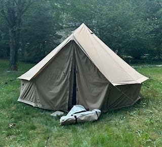 WHITEDUCK Regatta Canvas Bell Tent w/Stove Jack, Water Repellent, Yurt customer photo 1