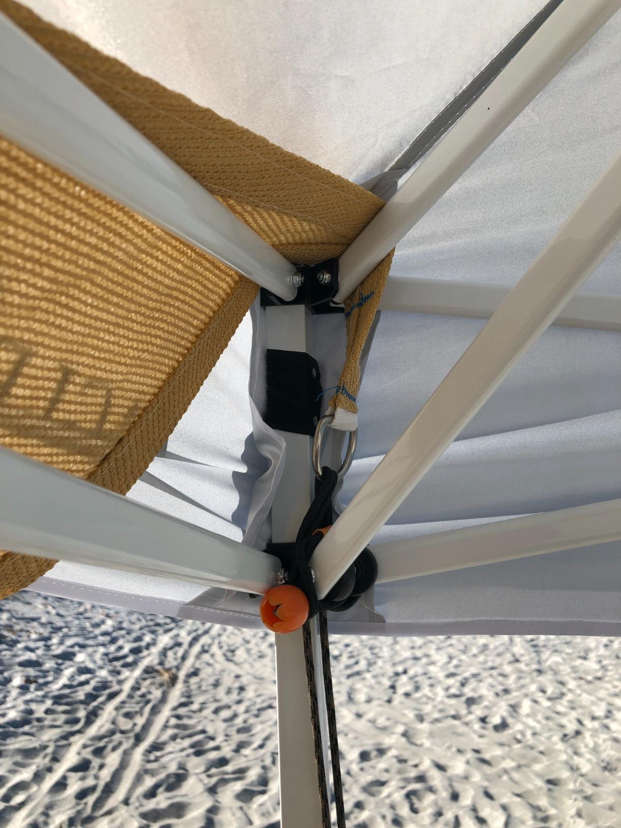 EAGLE PEAK 10x10 Pop Up Canopy Tent Easy Up Canopy Outdoor, White customer photo 1