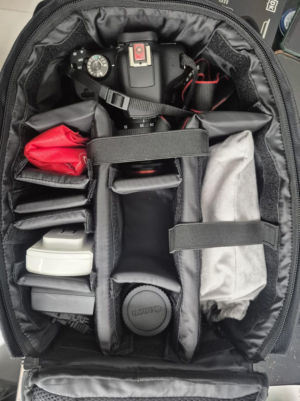 MOSISO Camera Backpack,Photography Backpack Padded Camera Bag, Black | DSLR/SLR/Mirrorless Shockproof Camera Bag with Customized Modular Inserts & Tripod Holder Compatible with Canon, Nikon, Sony customer photo 1