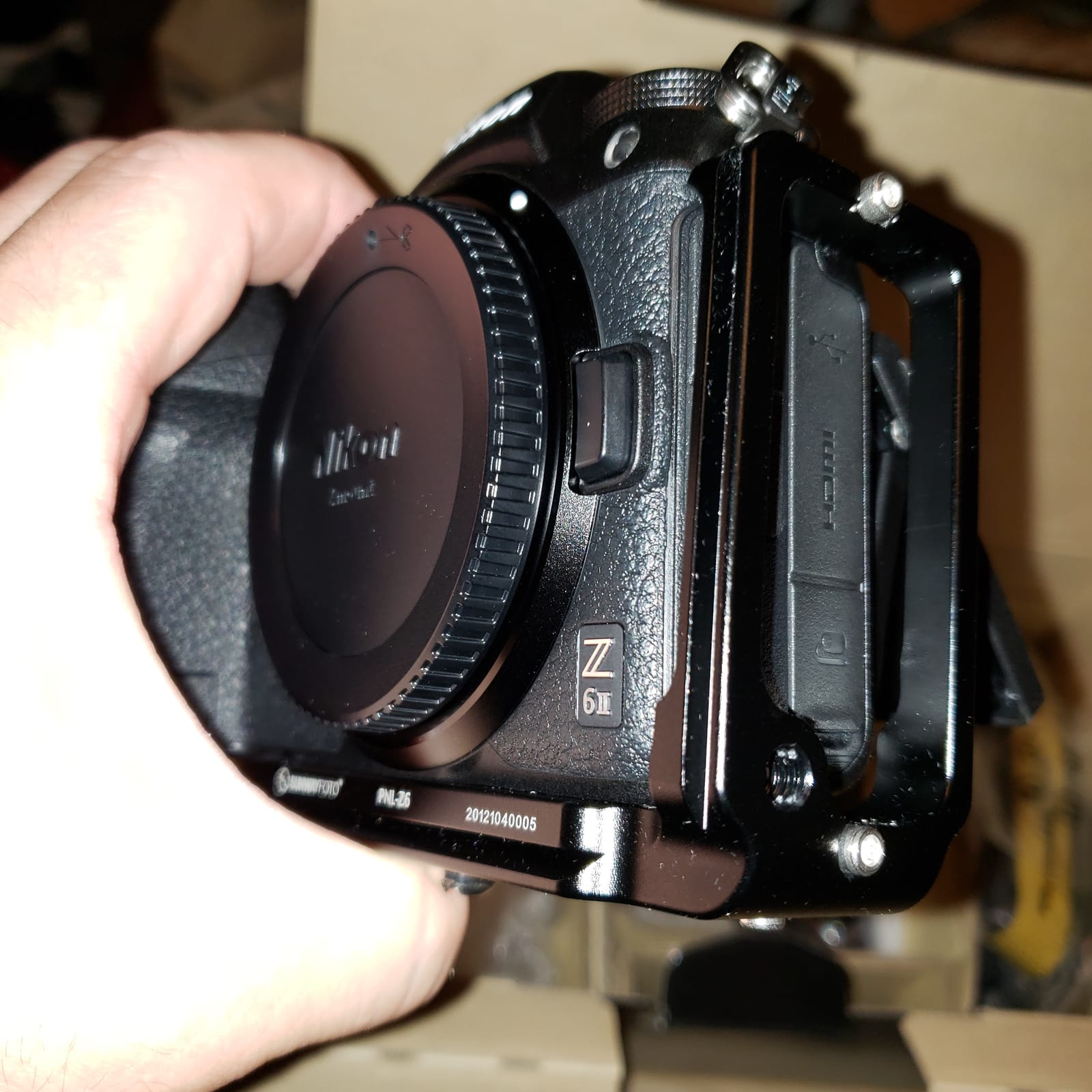SUNWAYFOTO PNL-Z6 Dedicated L Plate for Nikon Z6 / Z7 Camera Arca/RRS Compatible Sunway customer photo 1
